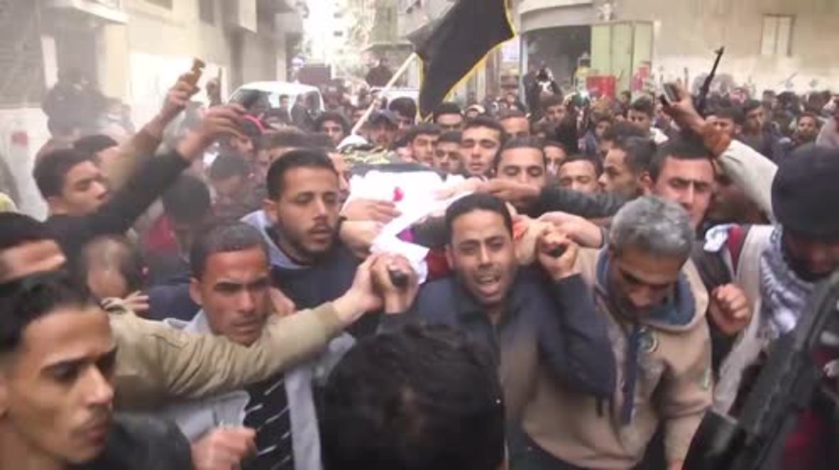 State of Palestine: Mourners honour 19 year-old Palestinian protester killed by Israeli forces