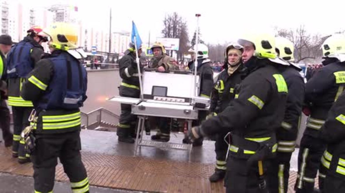 Russia: Over 180 EMERCOM workers deployed for deadly bus crash in Moscow
