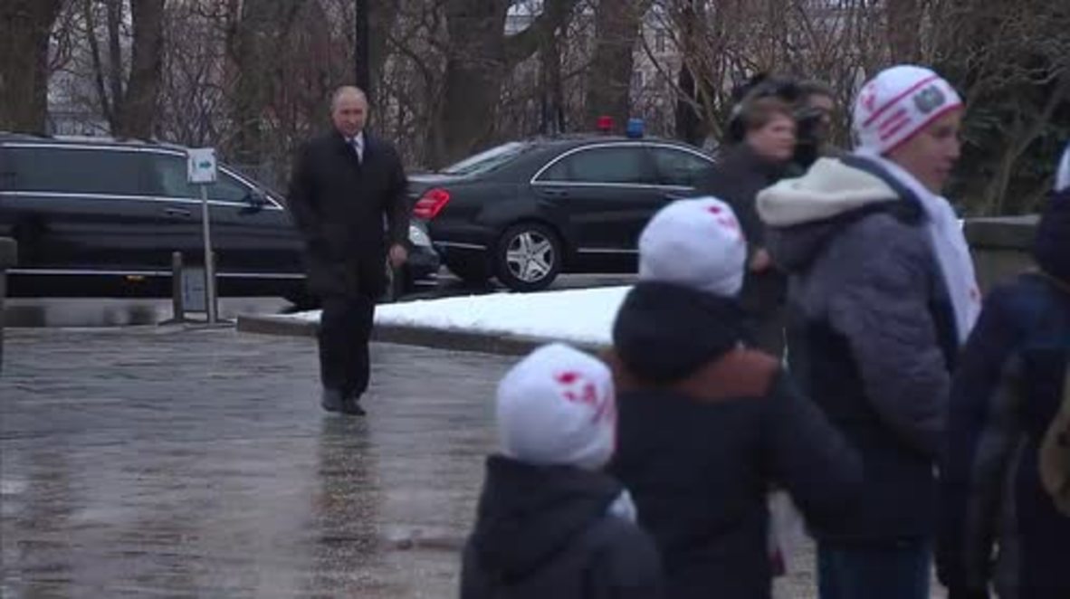 Russia: 'You look taller on TV' – kids dazzle Putin at Kremlin New Year’s event