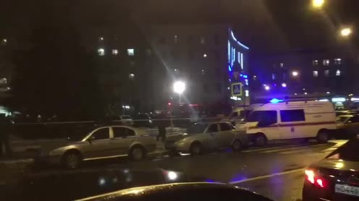 Russia: Dozens evacuated following blast at St. Petersburg supermarket