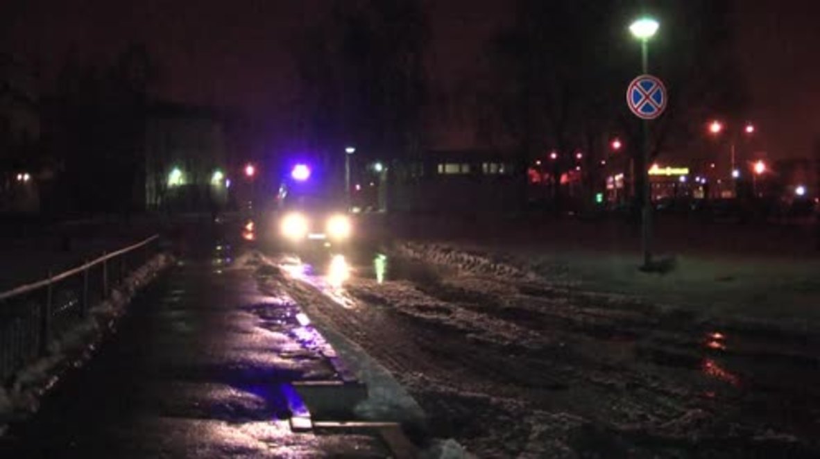 Russia: Injured in 'moderately grave condition' - doctor following blast *EXCLUSIVE*