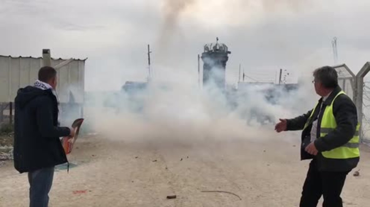 Estado de Palestina: Las fuerzas israelíes lanzan granadas contra protesta por Ahed Tamimi