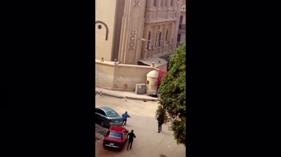 Egipto: Cámara capta momento del ataque a la iglesia que dejó 10 muertos