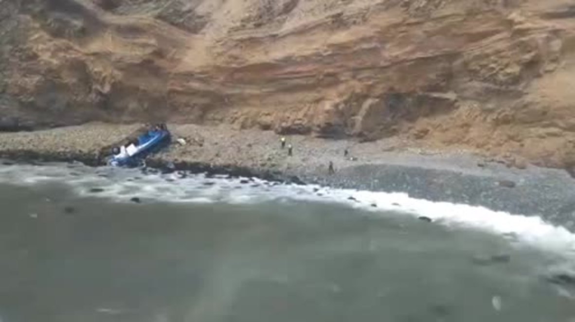 Peru: At least 30 killed as bus hurls down 'Devil's Curve'