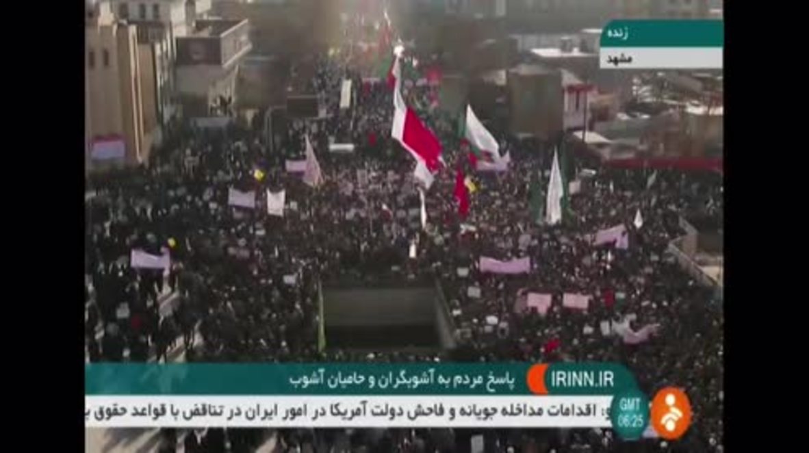 Iran: Thousands rally for government as general declares 'sedition' defeated