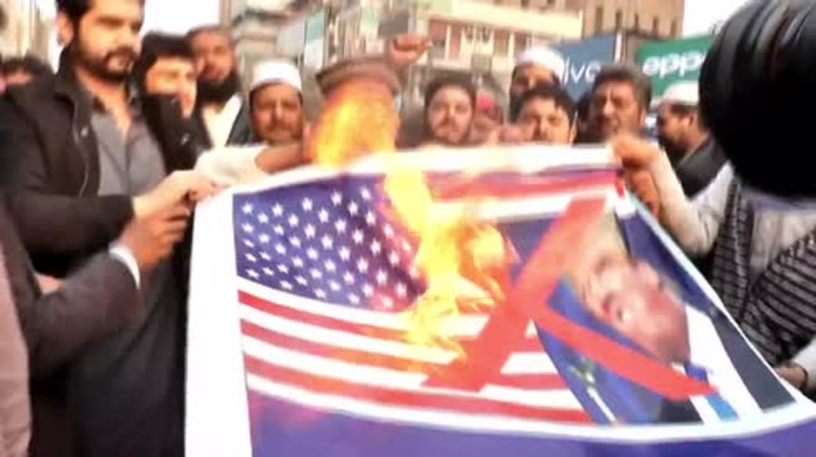 Pakistan: US flag desecrated as Trump's Pakistan announcement sparks anger
