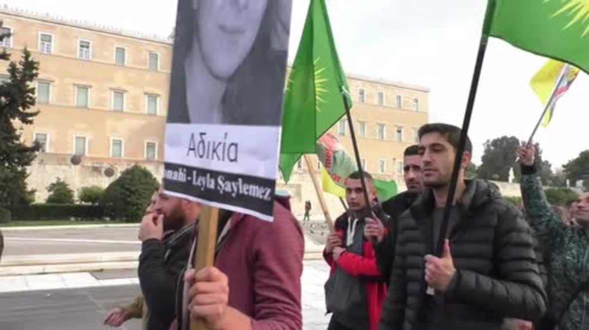 Greece: Protesters march in Athens demanding justice for slain Kurds