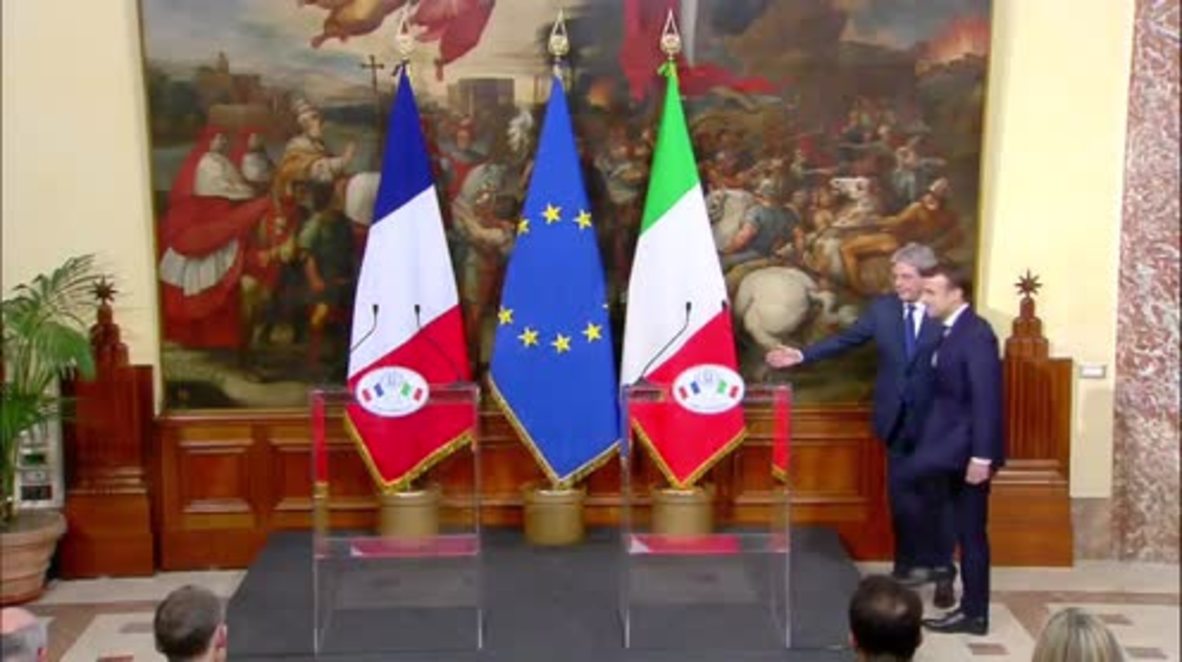 Italy: Macron lauds Gentiloni’s migration track record, leaders stipulate bilateral treaty