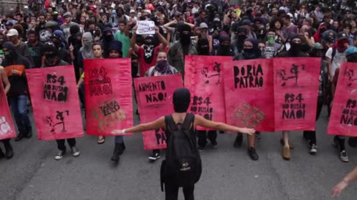 Brazil: Sao Paulo takes to the streets over transport fare hikes