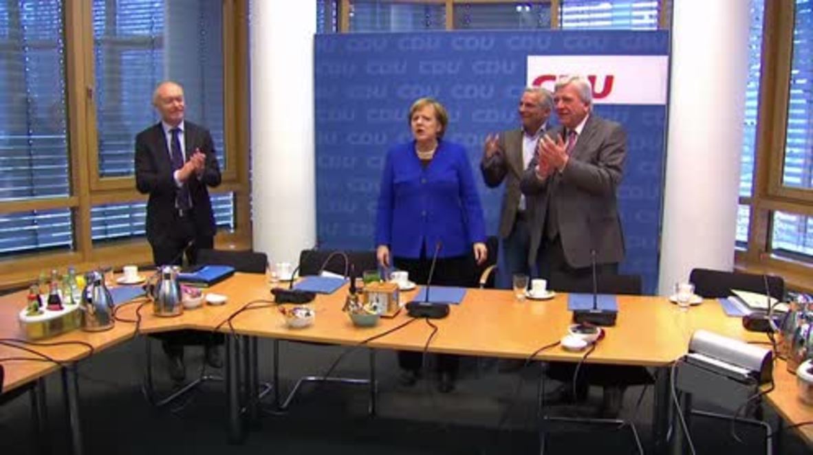 Germany: CDU holds board meeting after successful coalition talks