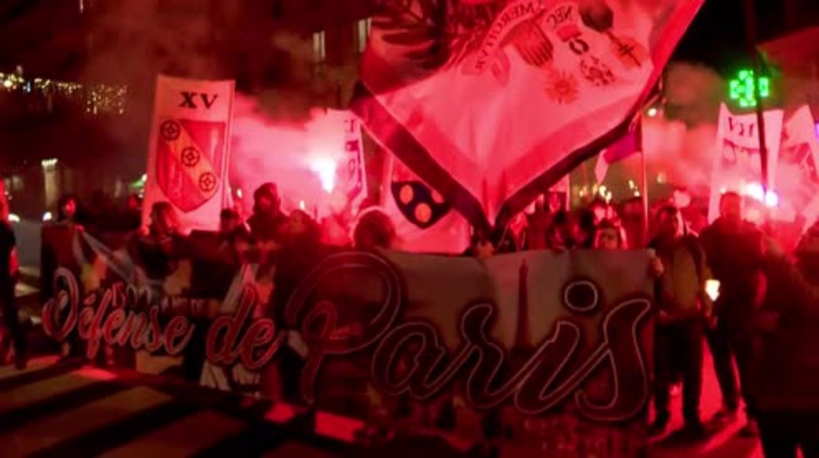 France: Demonstrators march for Parisian pride and French identity