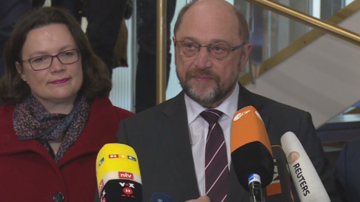 Germany: Coalition negotiations to set a new political direction for Europe - Schulz