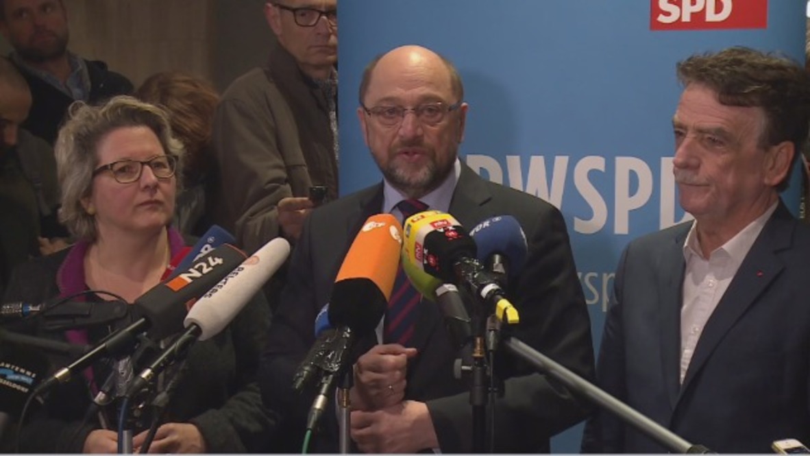 Germany: 'Political substance is there' for Grand Coalition talks - SPD's Schulz