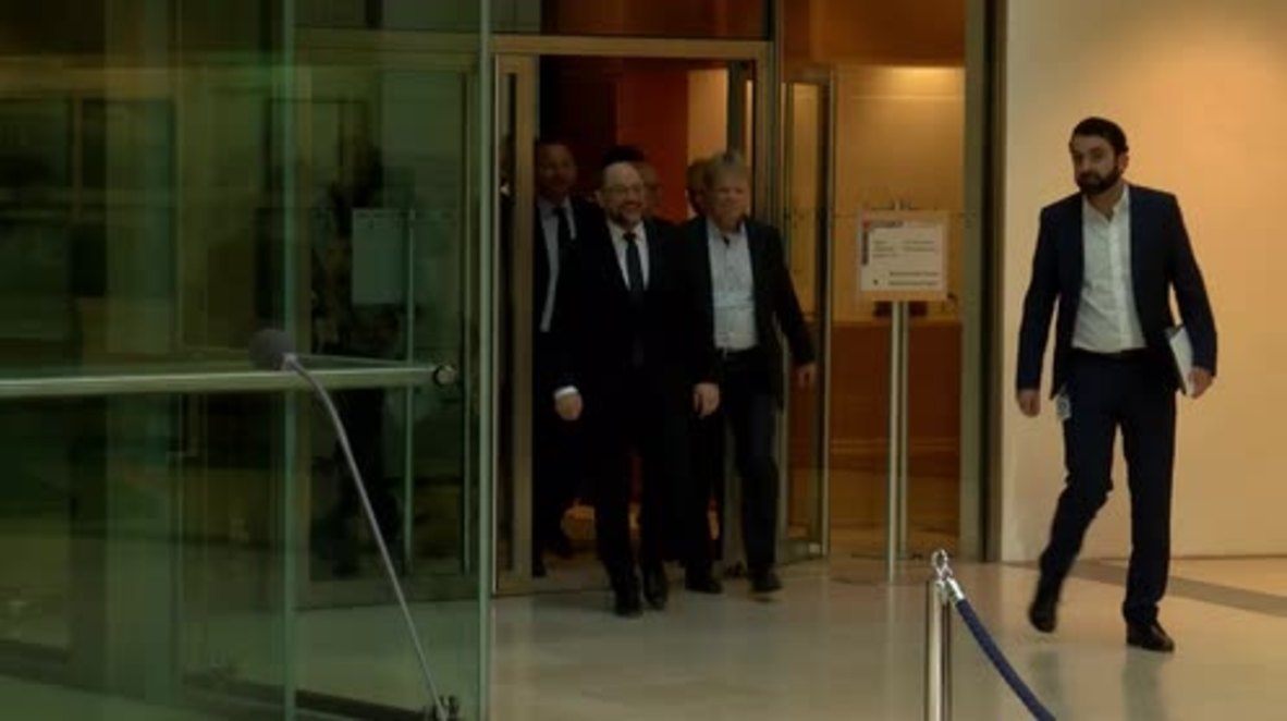 Germany: Unions decisively back Schulz after preliminary coalition talks