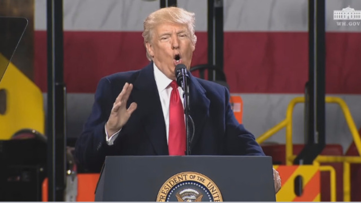 USA: Trump lauds job rates, tax cuts in rallying speech
