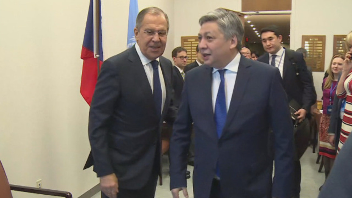 UN: Lavrov meets with Kyrgyz and Uzbek FMs on sidelines of UNSC