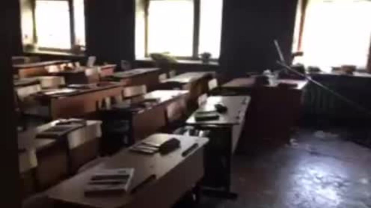 Russia: Four injured in school axe and fire attack