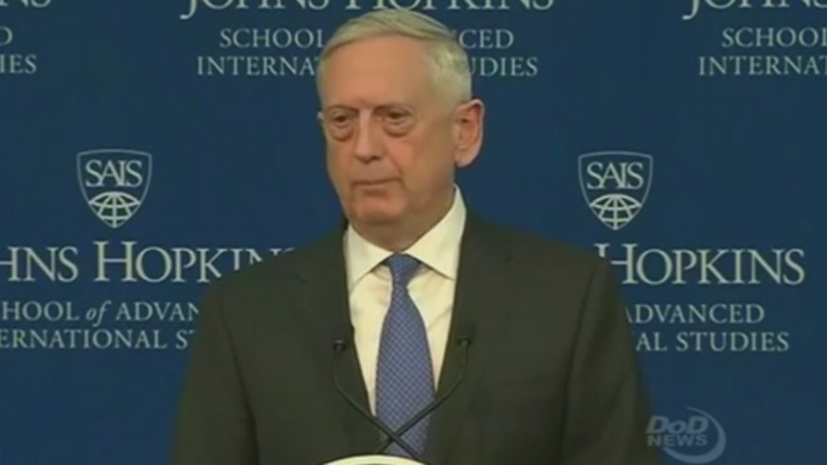 USA: 'A more lethal force’ - Mattis outlines new defence strategy
