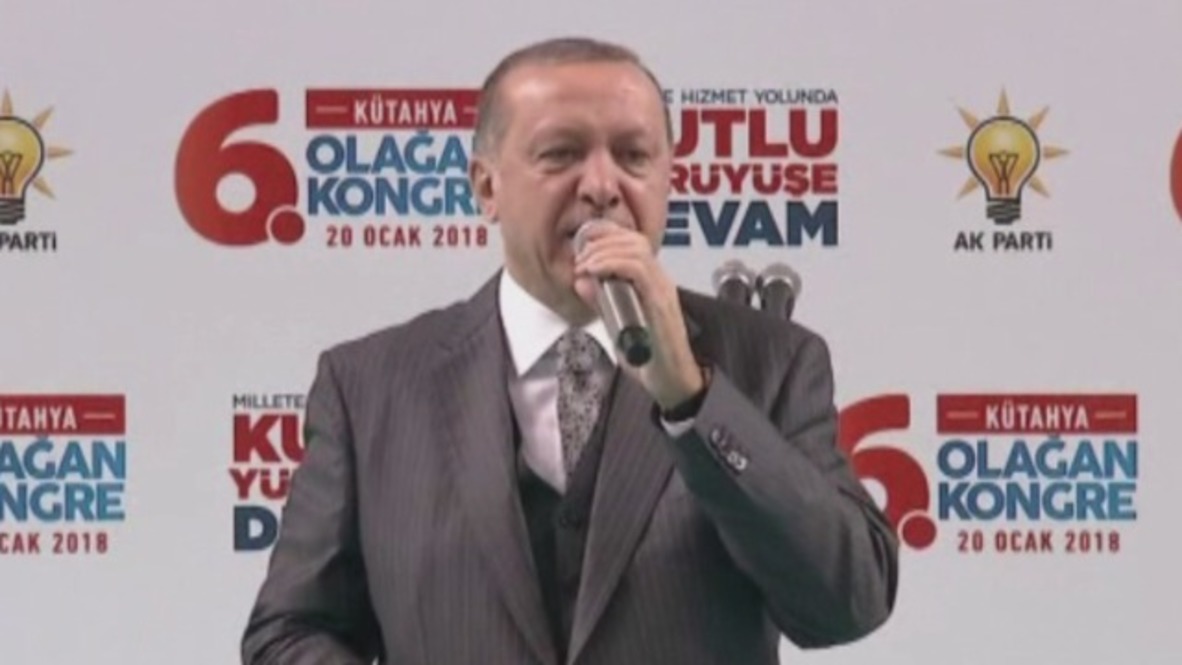 Turquía: Erdogan anuncia inicio de operación contra milicias kurdas en Afrin