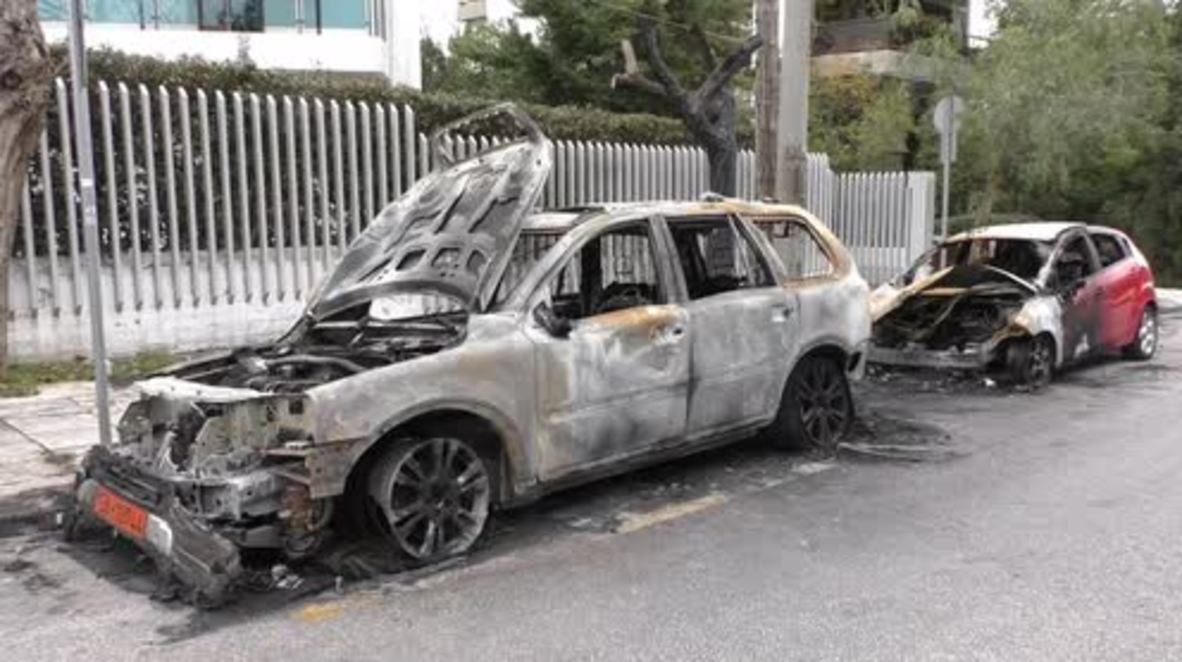 Greece: Cars torched in Ukraine embassy arson attack