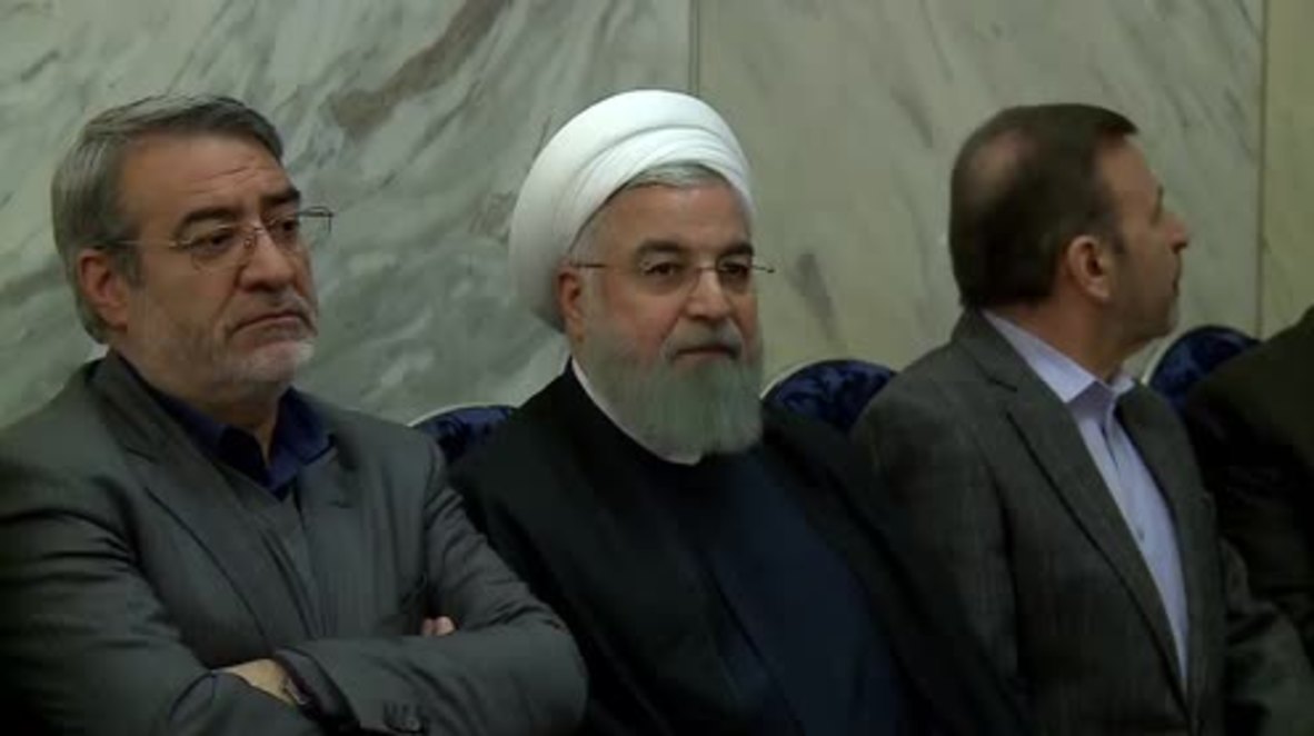Iran: Iranian President attends ceremony in memory of lost 'Sanchi' sailors