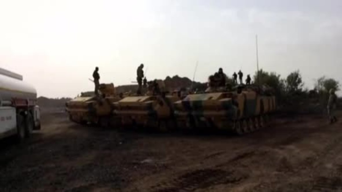 Turquía: Las tropas se preparan para la operación militar terrestre en Afrin