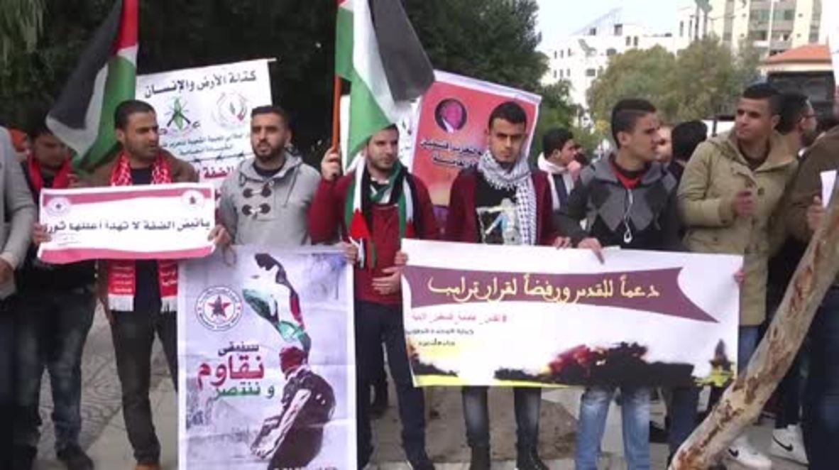 State of Palestine: 'A revolution' - Students decry Pence's visit to region