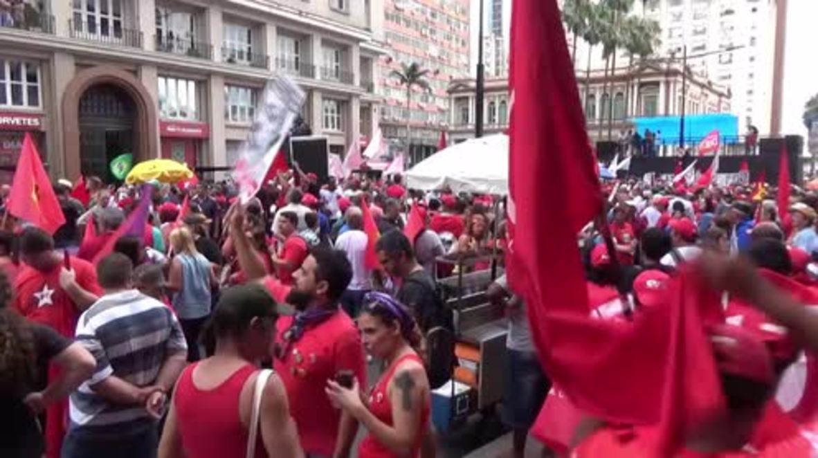 Brasil: Miles de personas se unen a Lula antes de la decisión judicial final