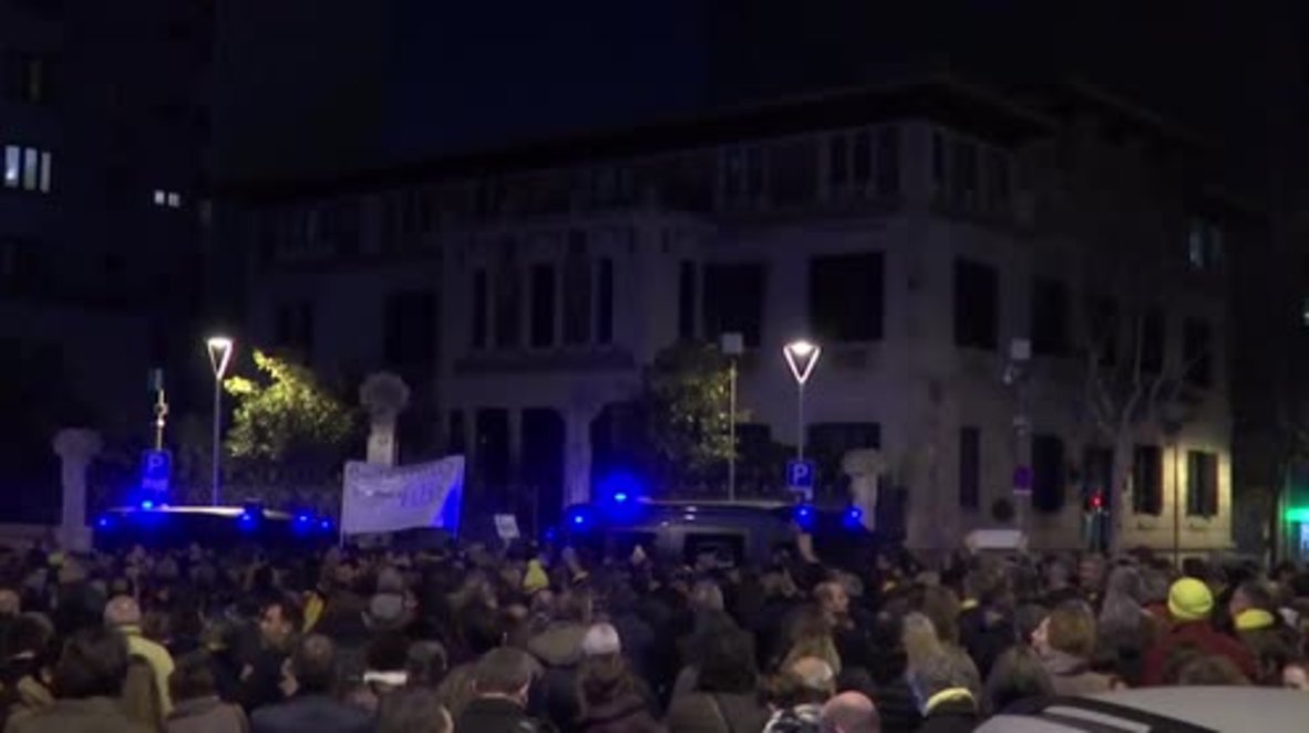 España: Barcelona protesta mientras los líderes catalanes cumplen 100 días tras las rejas