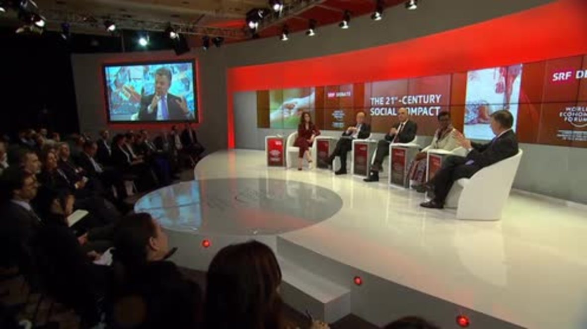 Suiza: El ministro de Exteriores español se desmaya durante un panel de discusión en el Foro Económico de Davos