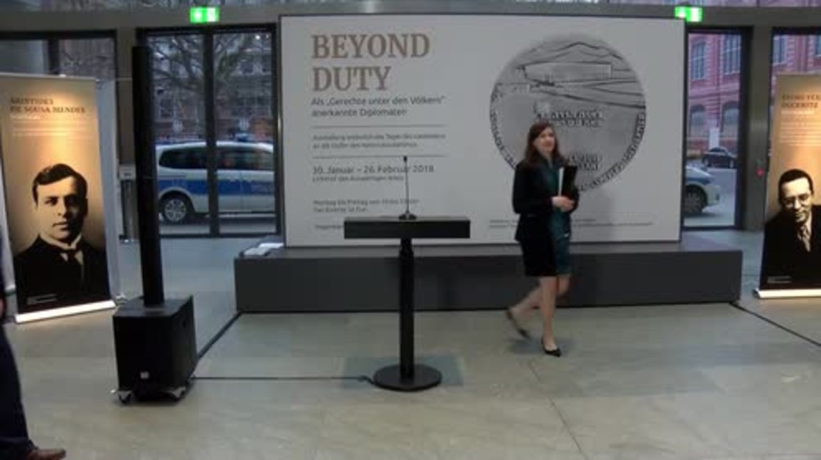 Germany: Foreign Minister Gabriel opens Holocaust exhibition in Berlin
