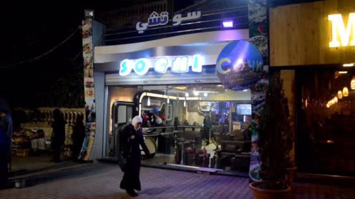 Siria: Restaurante 'Sochi' abre en honor a la conferencia de paz en Rusia