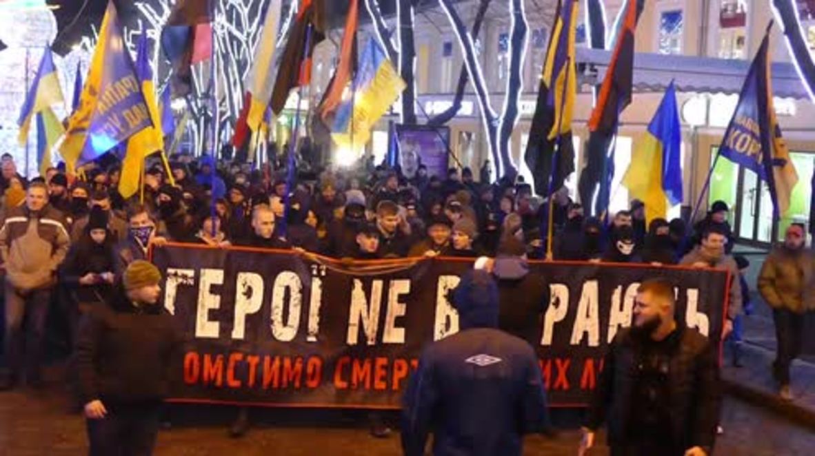 Ucrania: Residentes de Odessa conmemoran el centenario de la batalla de Kruty