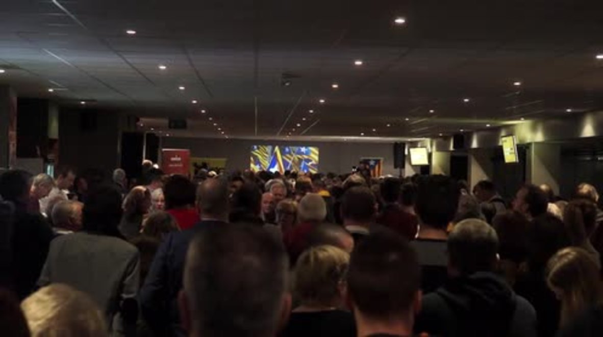 Bélgica: "La democracia está en juego" - Puigdemont habla frente a nacionalistas flamencos en Bruselas