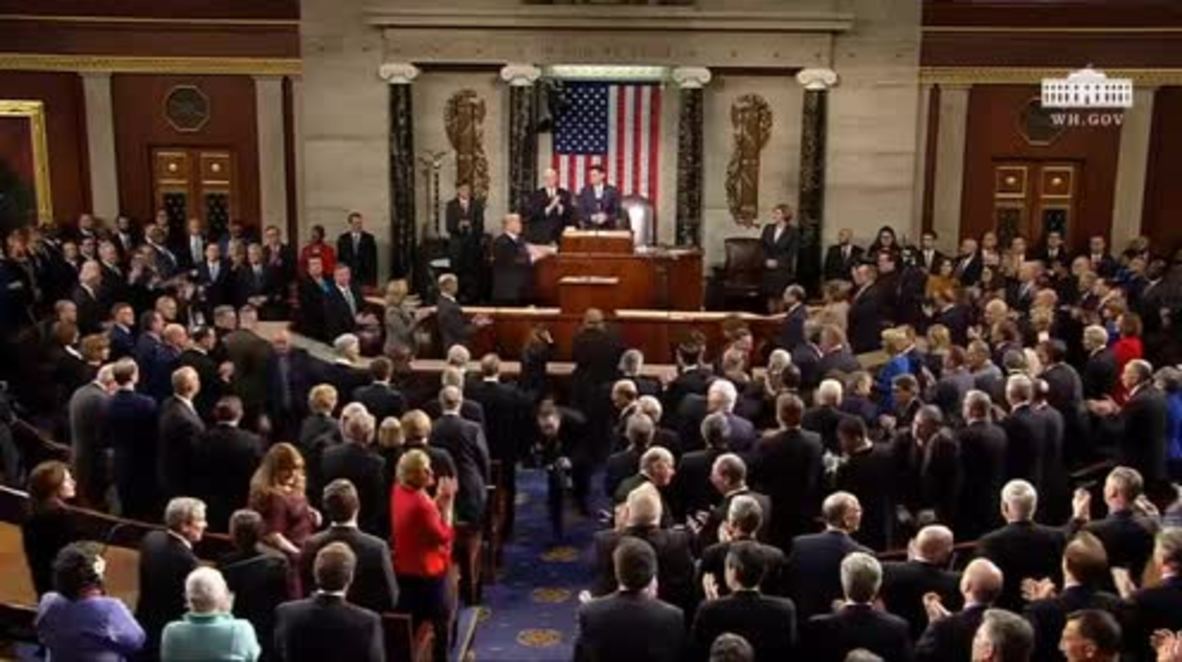EE.UU.: Trump pronuncia su primer discurso sobre el Estado de la Unión