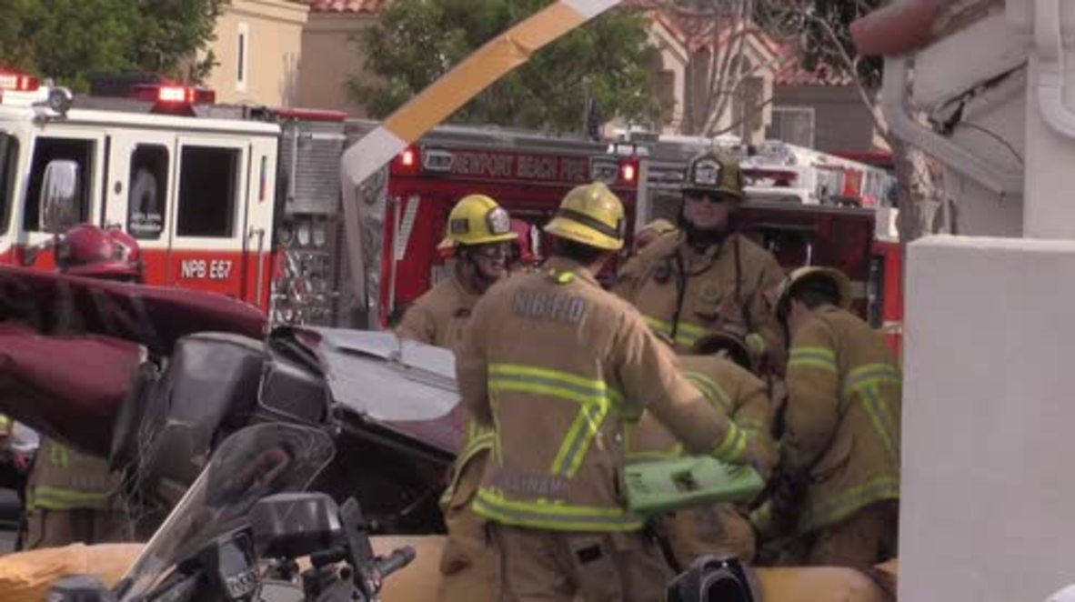 EE.UU.: Al menos tres muertos después de que un helicóptero se estrellase contra una casa en California