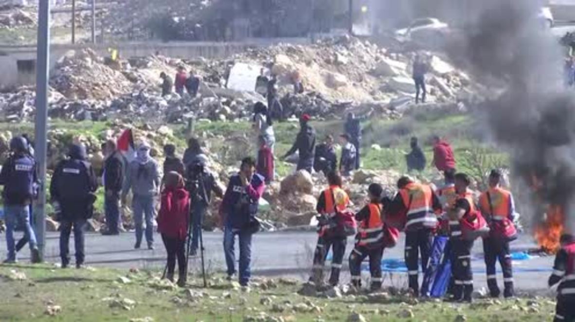 Palestina: Enfrentamientos con las fuerzas israelíes durante protestas en Cisjordania