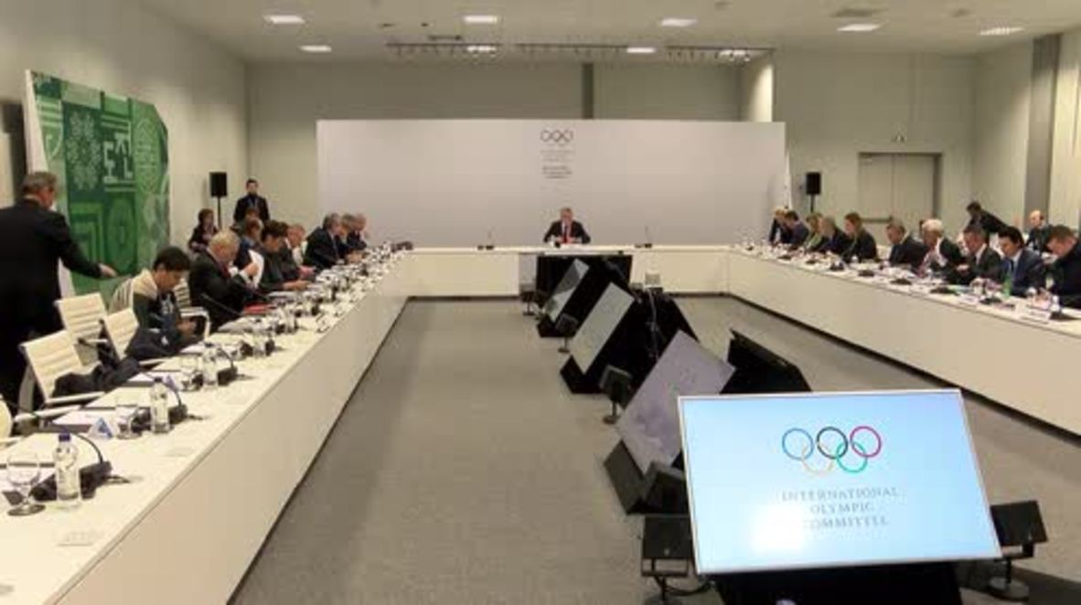 South Korea: IOC Executive Board meets in PyeongChang two days after Russian doping bans overturned