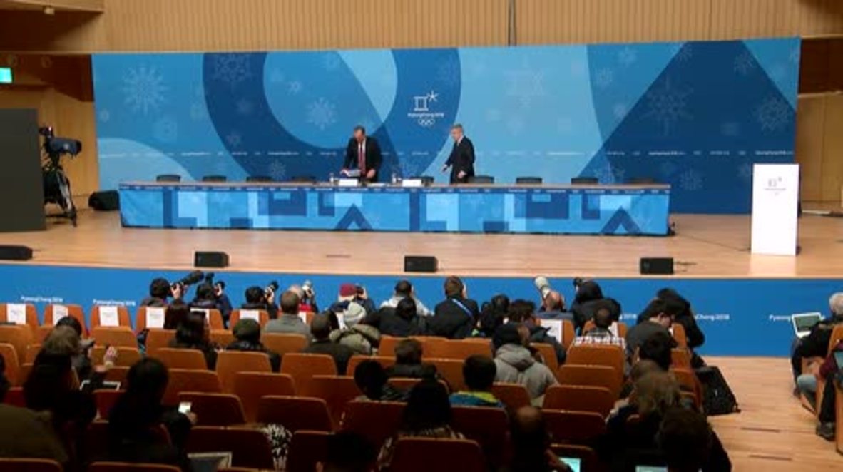 South Korea: 'Olympic Games beyond political tensions' - IOC President Bach