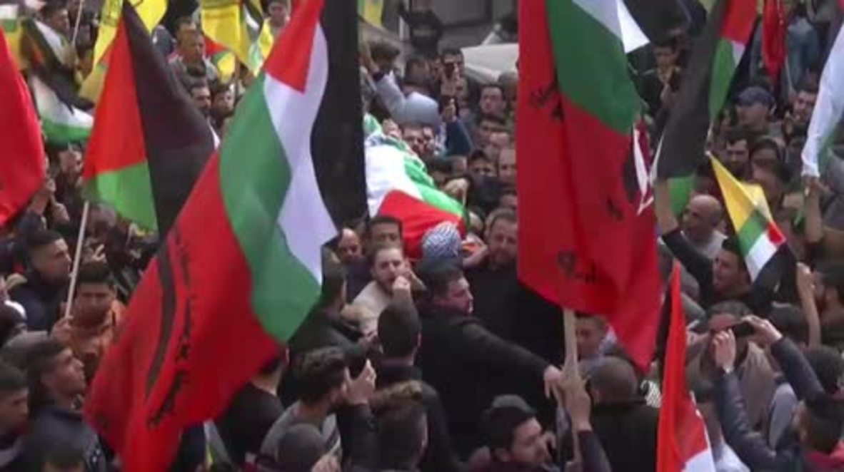 State of Palestine: Funeral held for 22-year old killed in clashes with Israeli forces
