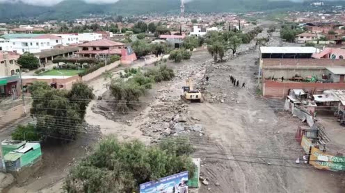 Bolivia: Dos muertos y dos desaparecidos tras inundaciones mortales en Tiquipaya