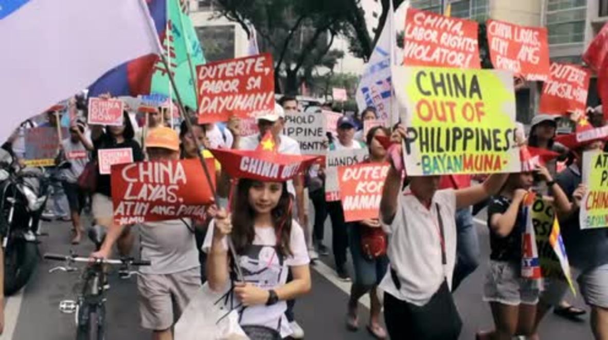 Philippines: 'CHEXIT' - protesters denounce Chinese military presence on disputed islands
