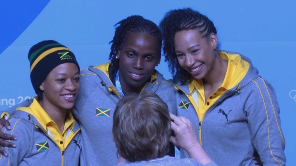 South Korea: First female Olympic Jamaican bobsleigh team discuss breaking down barriers