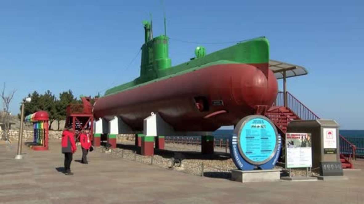 Corea del Sur: Un submarino espía norcoreano puede ser visitado por los turistas de los JJ.OO. de Invierno