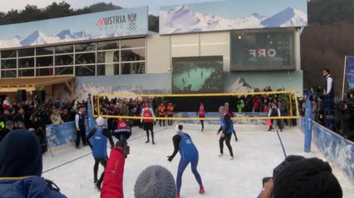 Corea del Sur: El voleibol pasa de la arena a la nieve en busca del reconocimiento olímpico