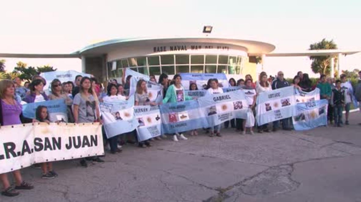 Argentina: Families and friends demand answers about vanished submarine crew