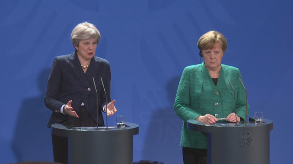 Germany: Merkel ‘deplores’ Brexit she tells May in presser