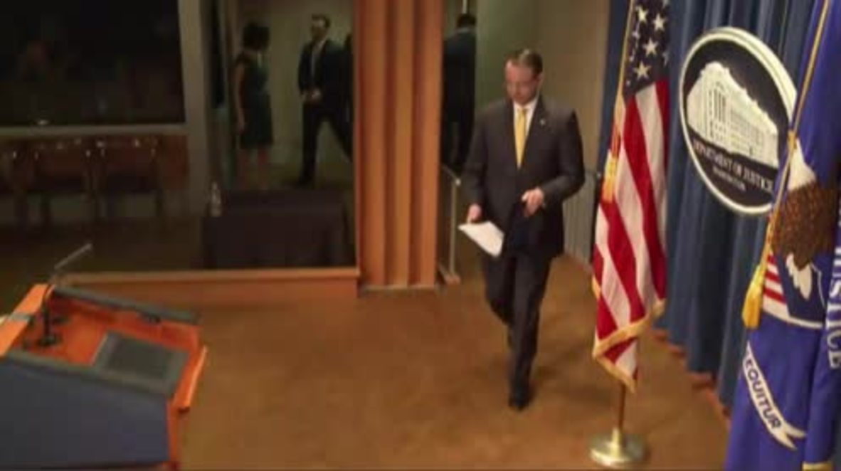 USA: 'Russian meddling' not alleged to alter 2016 election outcome - Rod Rosenstein