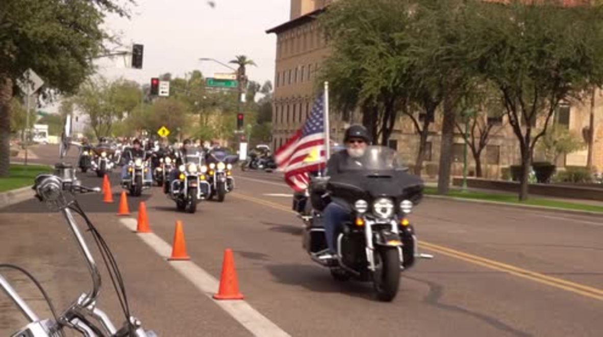 USA: Bikers rev up support for gun ownership after Florida school shooting