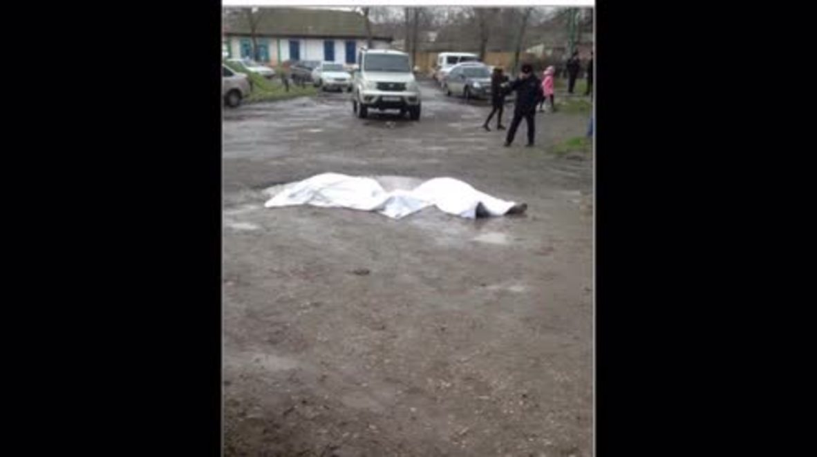 Russia: Bodies, gun at site of Dagestan shooting *GRAPHIC* *STILLS*